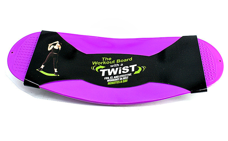 Simply Fit Twist Board - Workout Balance Board - Purple - Sport Finesse