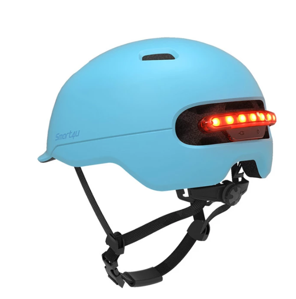 Two in One Smart Tail Light Cycling Bike Helmet - Blue / M - Sport Finesse