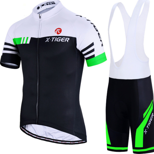 X-Tiger Summer Cycling Jersey Set - Green / 2XL - Sport Finesse