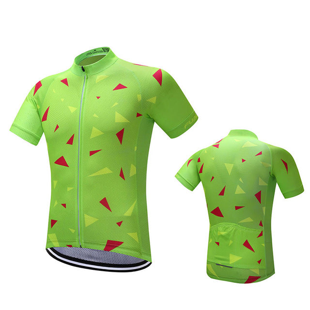 PRO TEAM Men Cycling Jersey - Green / XS - Sport Finesse