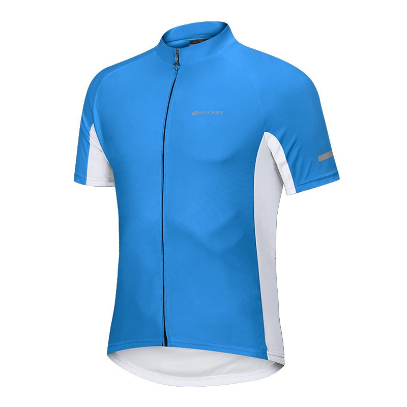 Outdoor Short-Sleeved Cycling Jersey - Blue / S - Sport Finesse