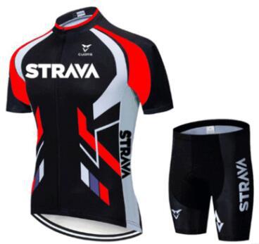 Strava Summer Cycling Short Suit - Red / 2XL / Shorts Set - Sport Finesse