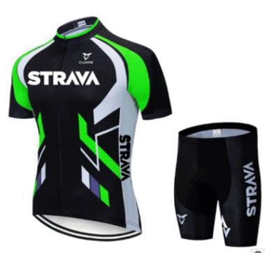 Strava Summer Cycling Short Suit - Green / 2XL / Shorts Set - Sport Finesse