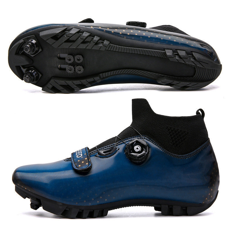 Ultralight High-top MTB/Road Cycling Shoes - Sea Blue / Mountain / 36 - Sport Finesse