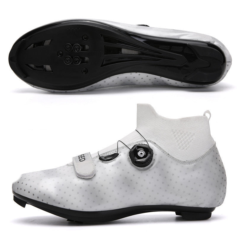 Ultralight High-top MTB/Road Cycling Shoes - Grey / Road / 36 - Sport Finesse