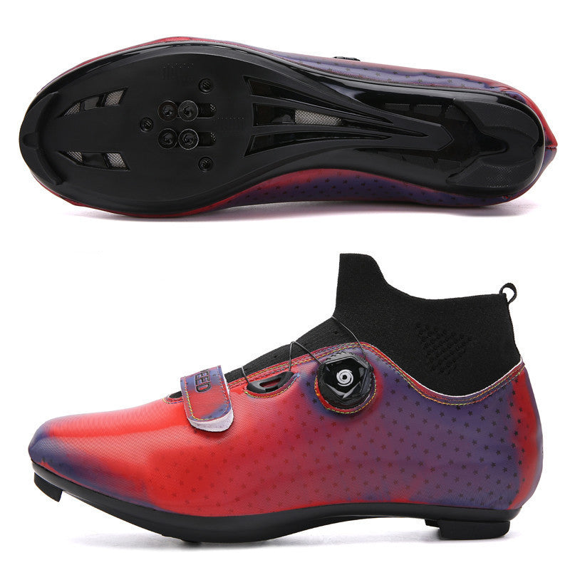 Ultralight High-top MTB/Road Cycling Shoes - Symphony Red / Road / 36 - Sport Finesse