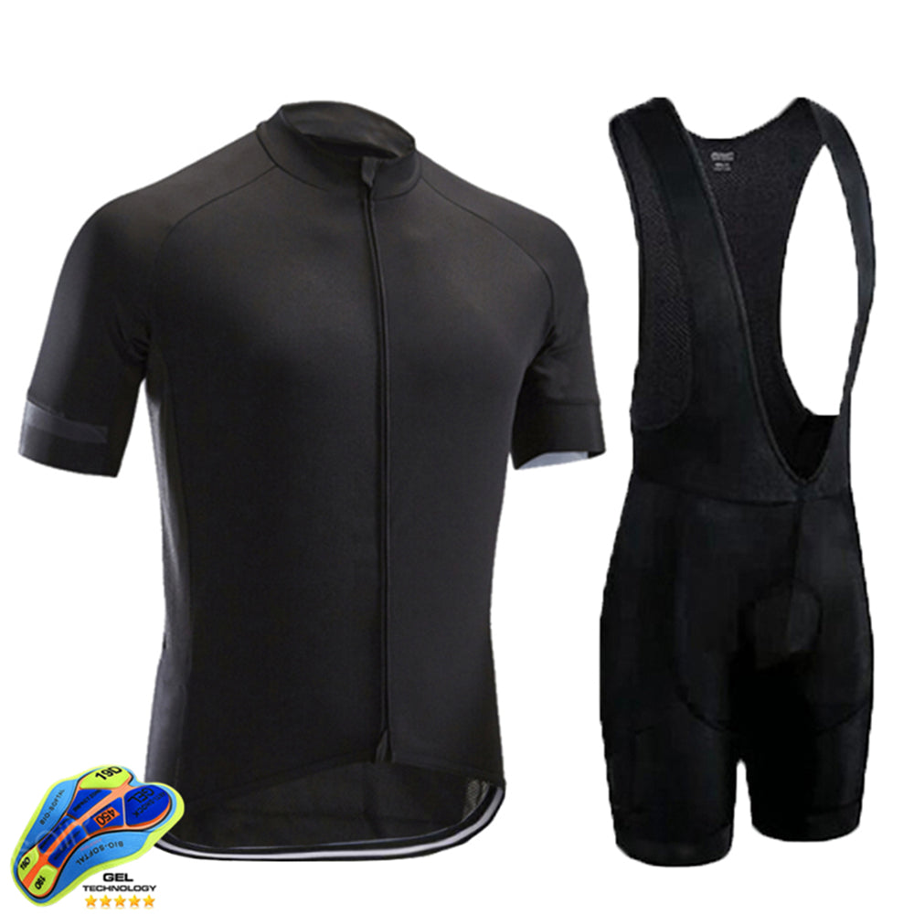 Raudax Hombre Summer Road And Mountain Bike Cycling Jersey - Black / 2XL - Sport Finesse