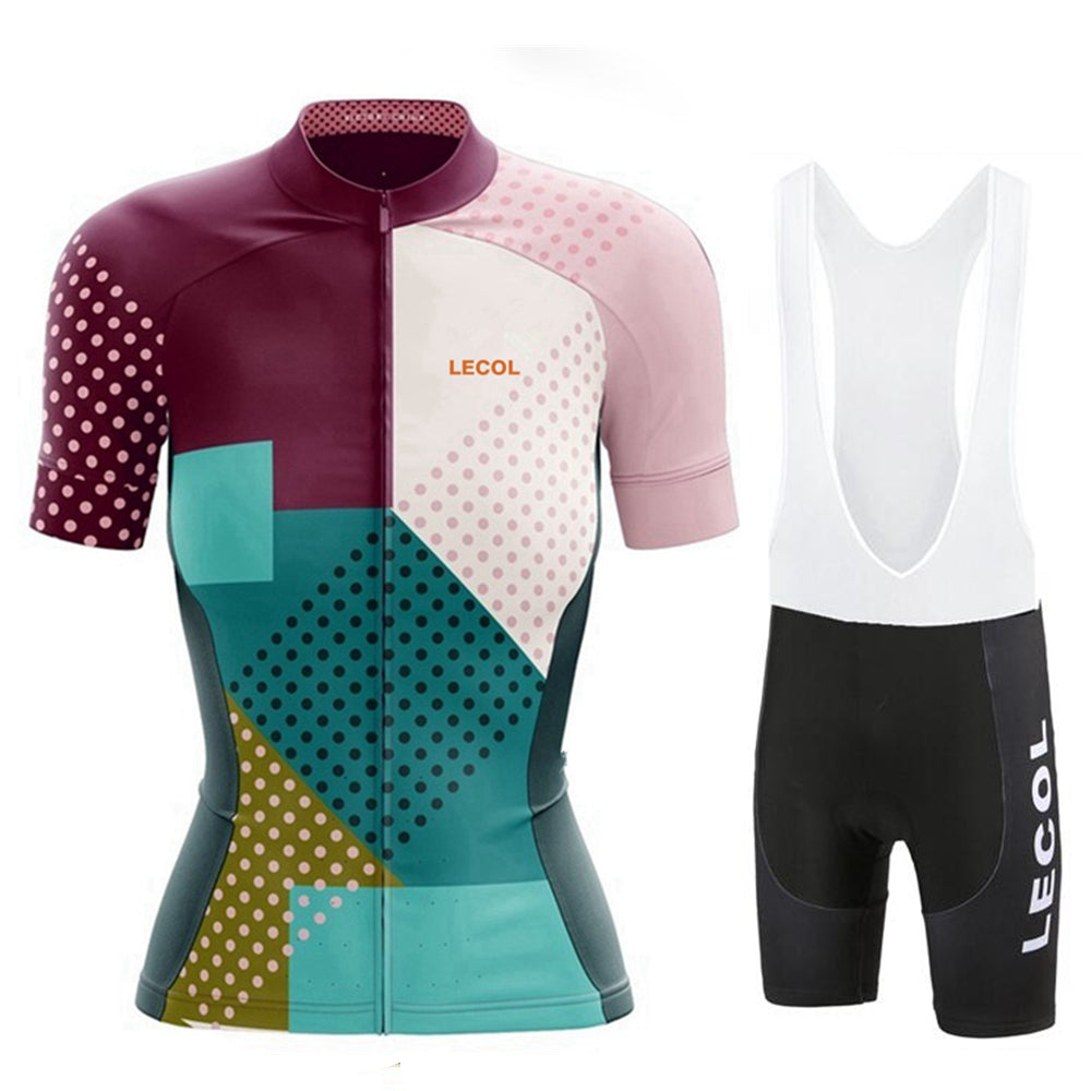LeCol Pro Team Summer Cycling Jersey Set - PG BW Bib Set / XXS - Sport Finesse