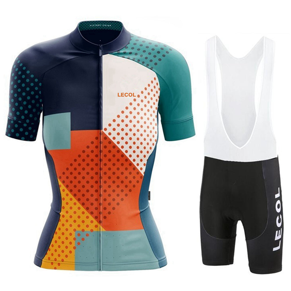 LeCol Pro Team Summer Cycling Jersey Set - BG BW Bib Set / XXS - Sport Finesse