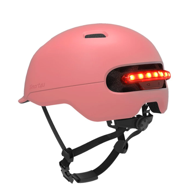 Two in One Smart Tail Light Cycling Bike Helmet - Pink / M - Sport Finesse