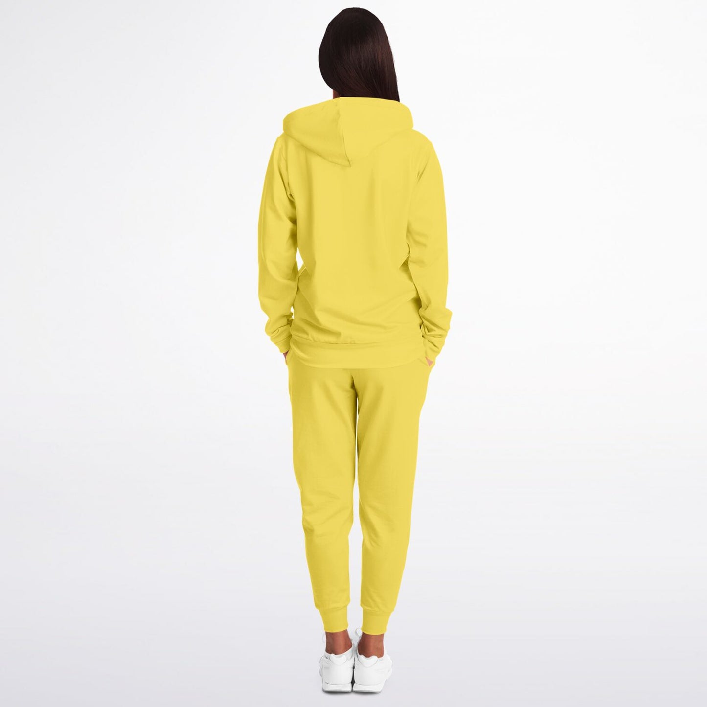 Gold Zipper Hoodie and Jogger Set - Sport Finesse