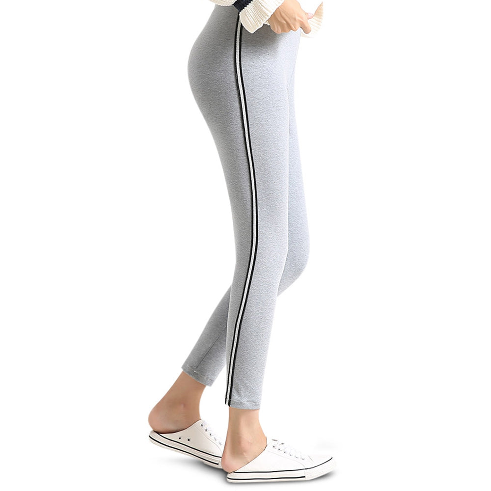 Sweatpants Women Sport Striped Side Trousers