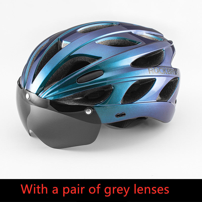 ROCKBROS Aero MTB Road Bike Helmet - Blue - Sport Finesse