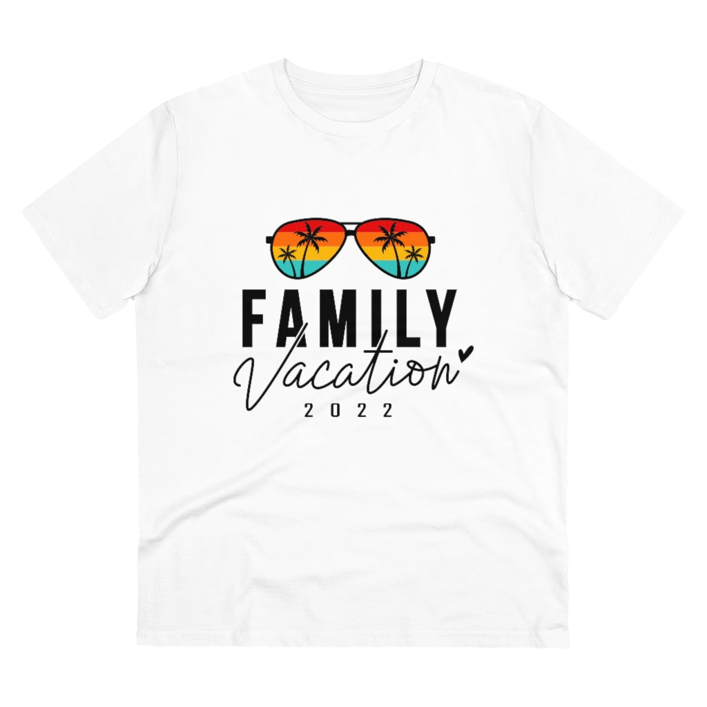 Family Vacation Unisex Organic T-shirt - White / 2XS - Sport Finesse