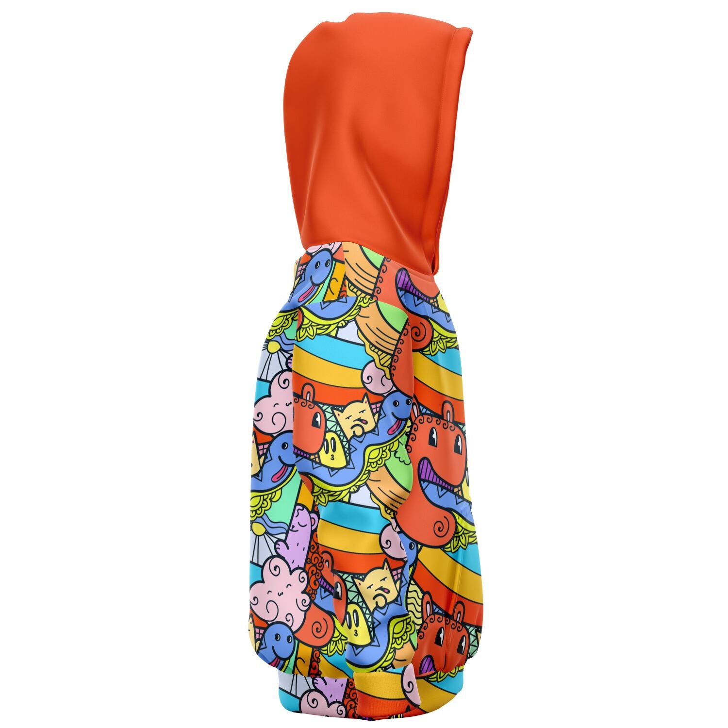 Naughty Rainbow Worm Doodle Hoodie for Kids - Sport Finesse