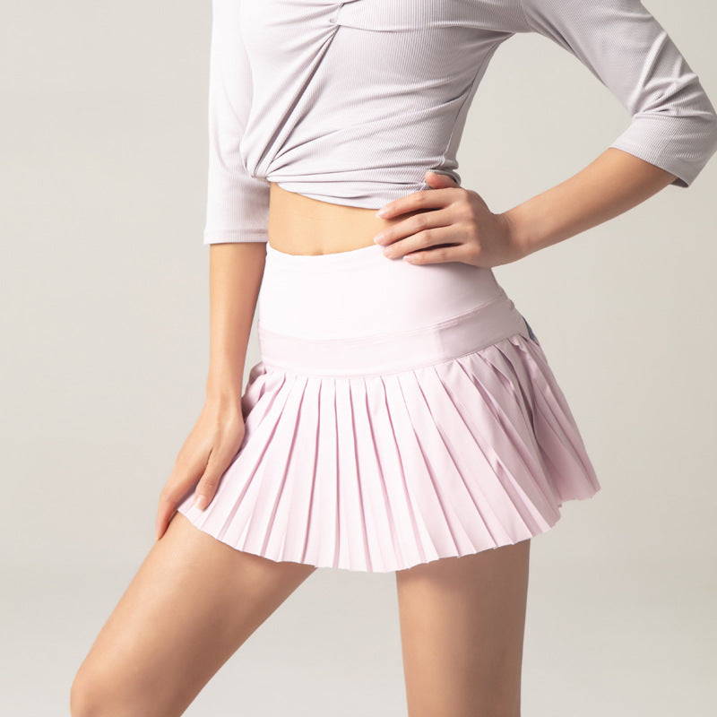 Summer Outdoor Tennis Skirts - Pink / S - Sport Finesse