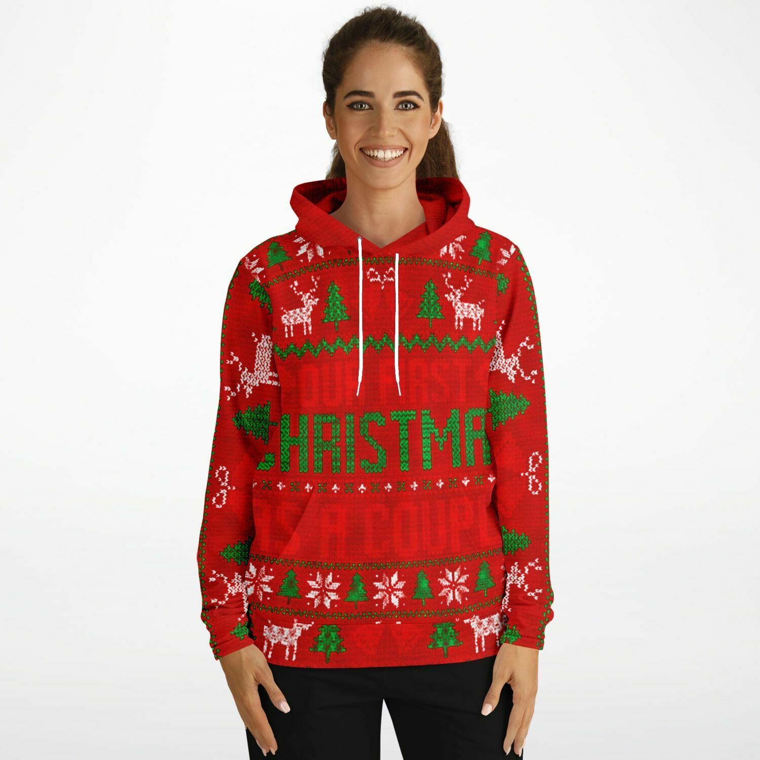 First Christmas as Couple Ugly Sweater - Sport Finesse