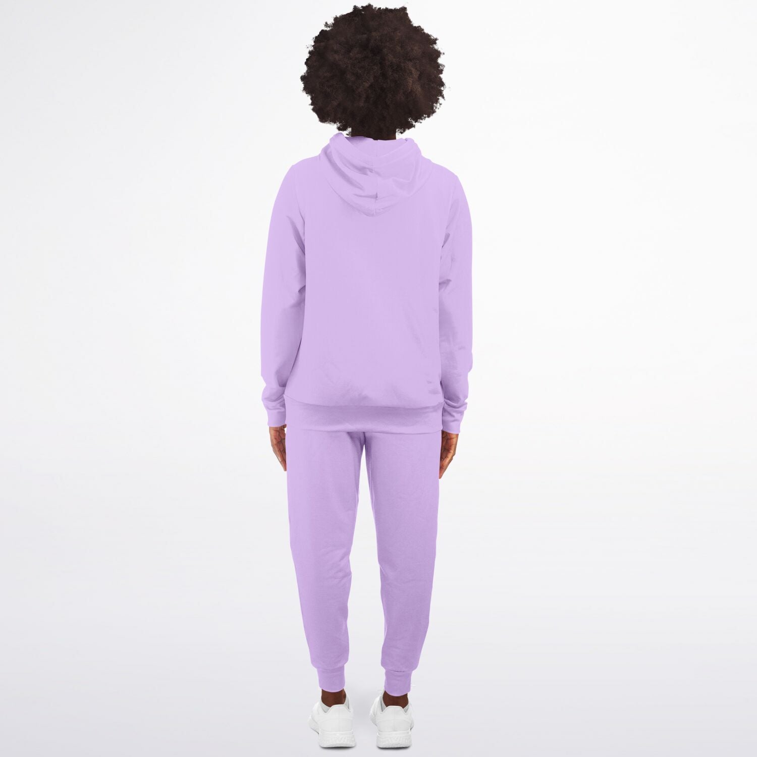 Violet zipper Hoodie and Jogger Set - Sport Finesse