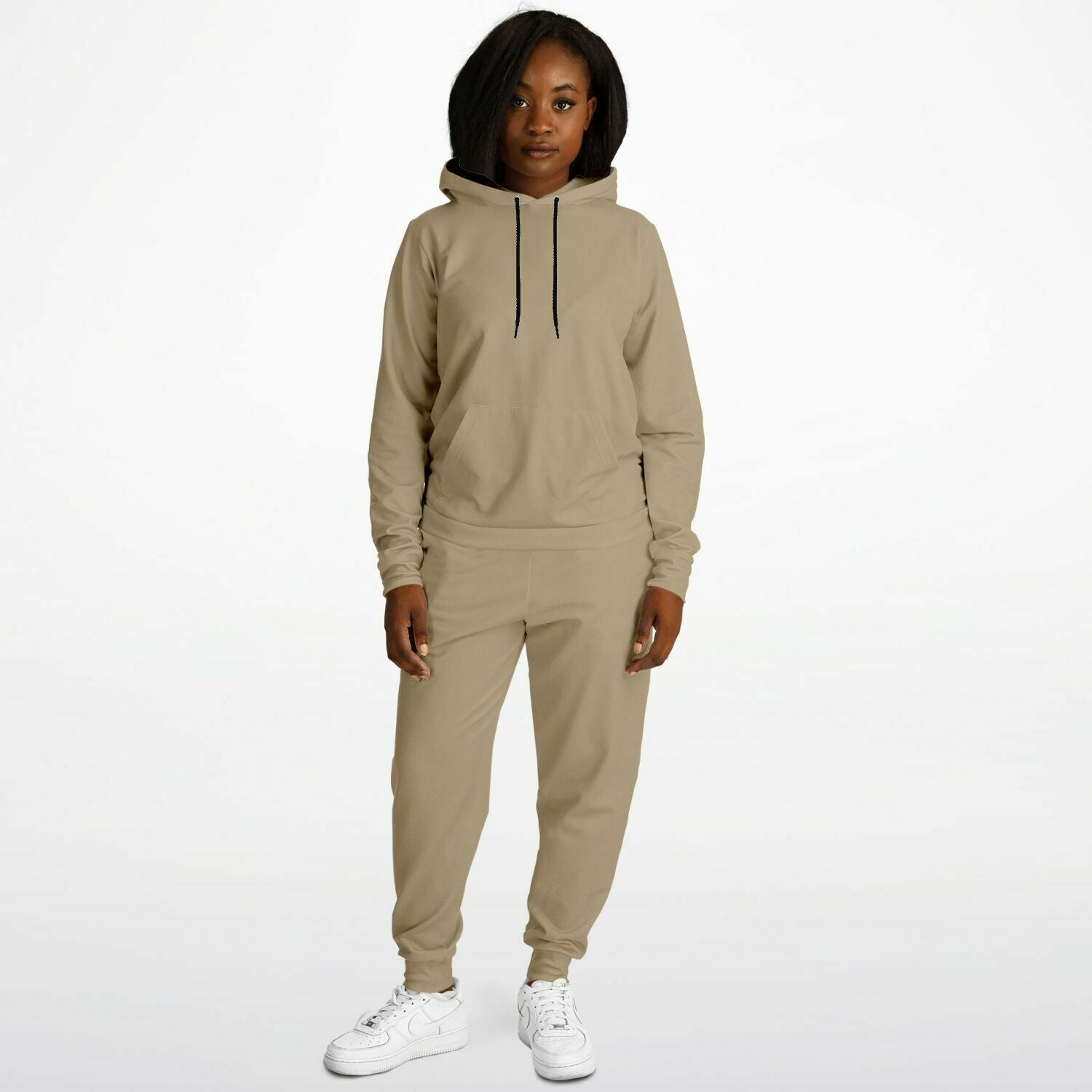 Vintage Brown Women's Hoodie and Jogger Set - XS / XS - Sport Finesse