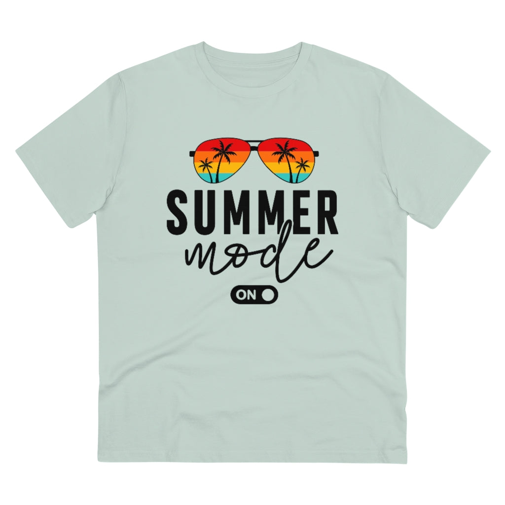 Summer Mode Unisex Organic Creator T-shirt - Caribbean Blue / XS - Sport Finesse