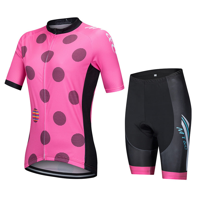 Breathable and Sweat Wicking Cycling Wear - Pink / XXS - Sport Finesse