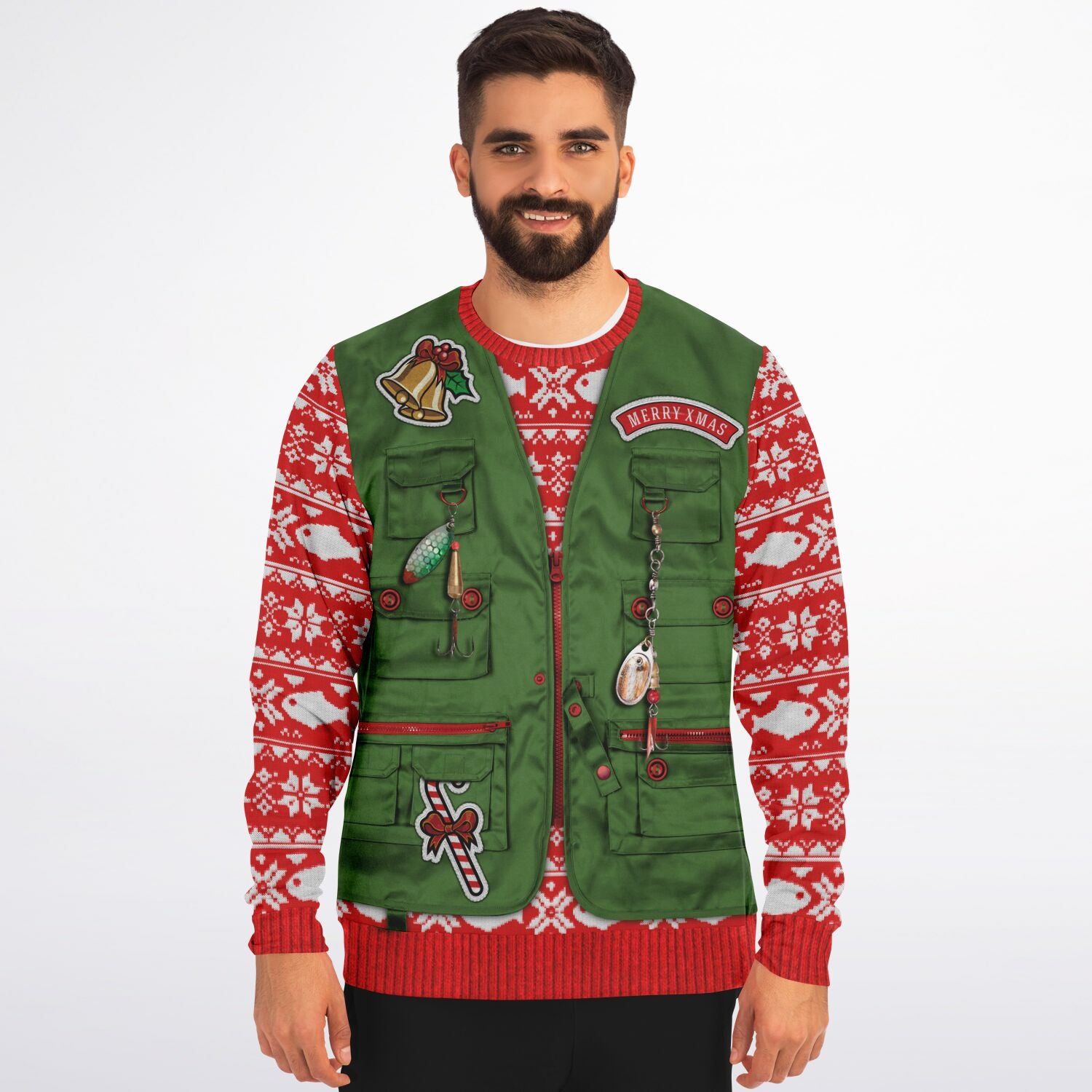 Merry Fishmas Ugly Sweater - Sport Finesse