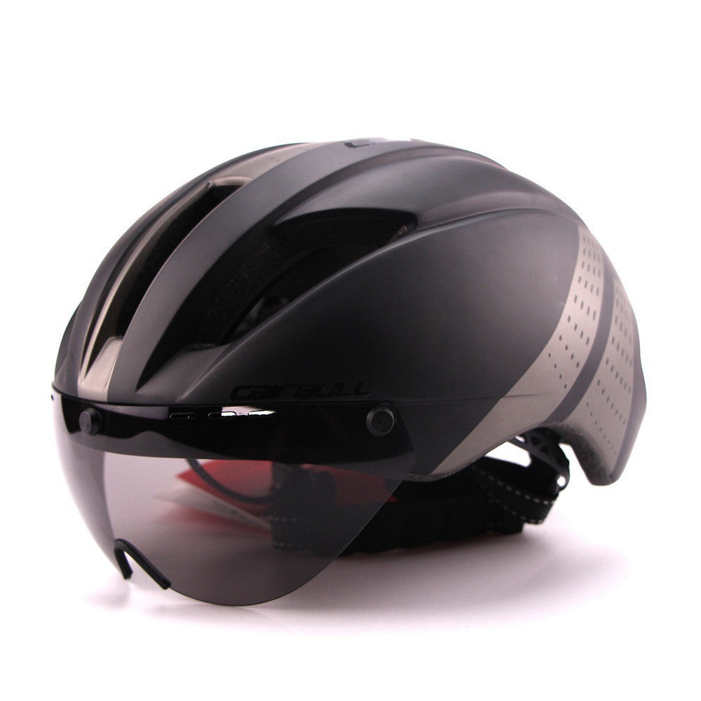 Road Bike Riding Goggles Helmet - Black Ash / M - Sport Finesse