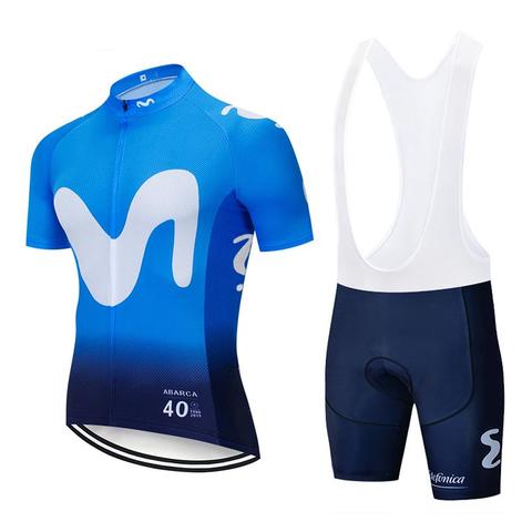 Blue Summer Cycling Clothing Jersey & Bib Shorts Set - Blue / S - Sport Finesse