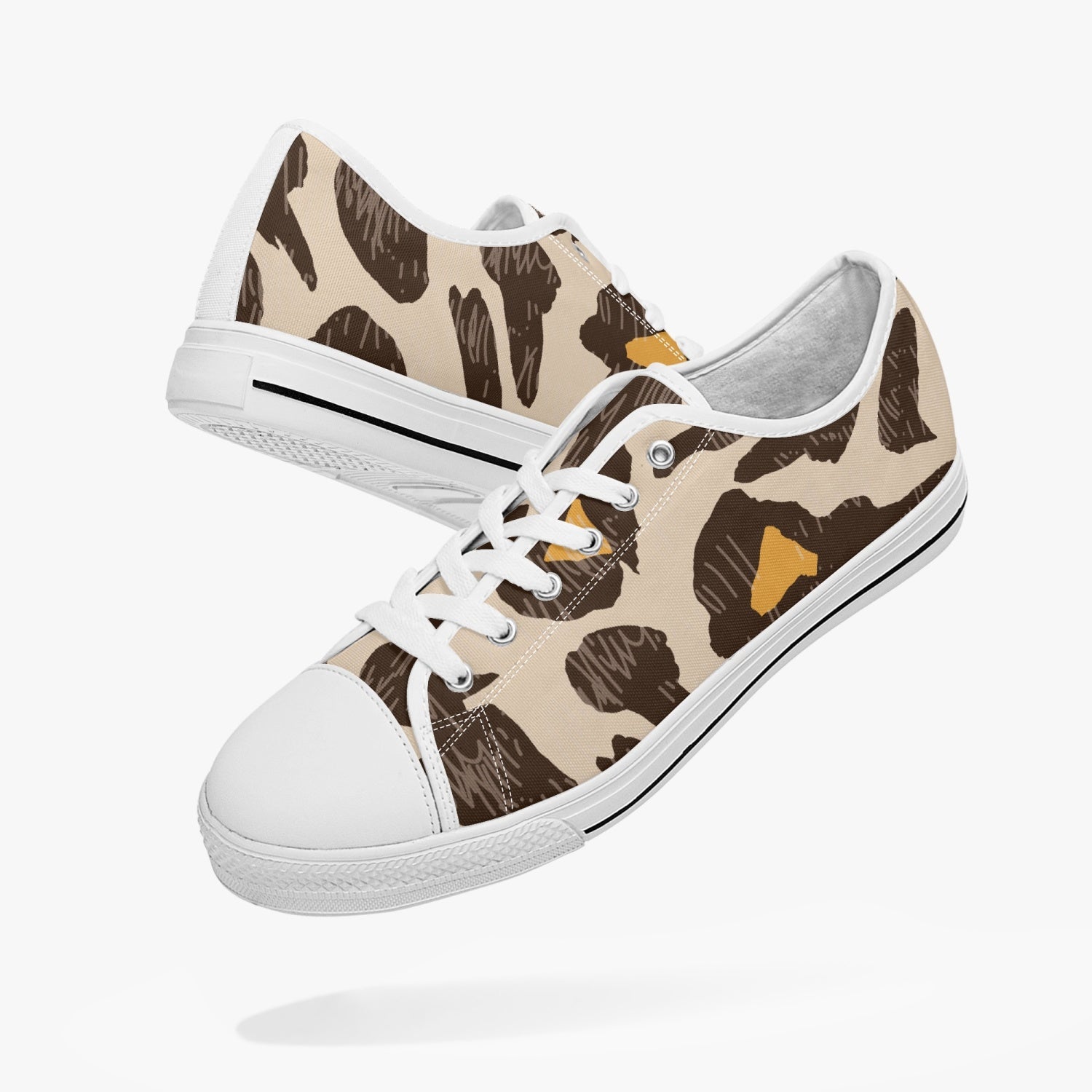 Tiger print Canvas Shoes - Sport Finesse