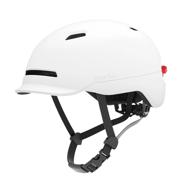 Two in One Smart Tail Light Cycling Bike Helmet - White / L - Sport Finesse