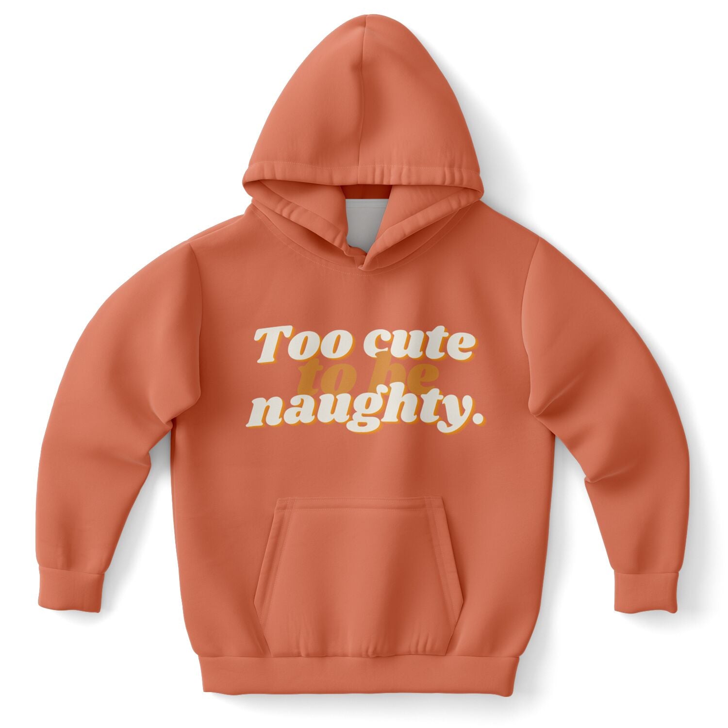 Coral Naughty Kids Hoodie - Sport Finesse