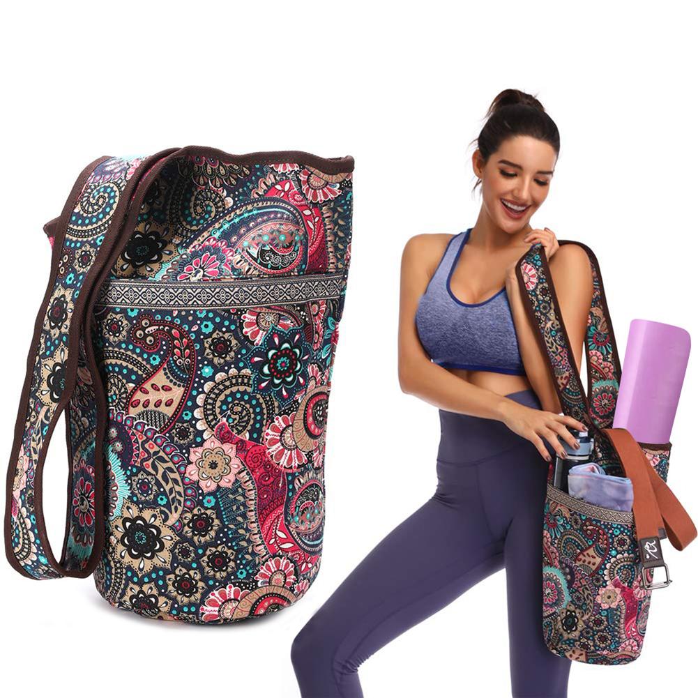 Printed Yoga Mat Tote Bag - Sport Finesse