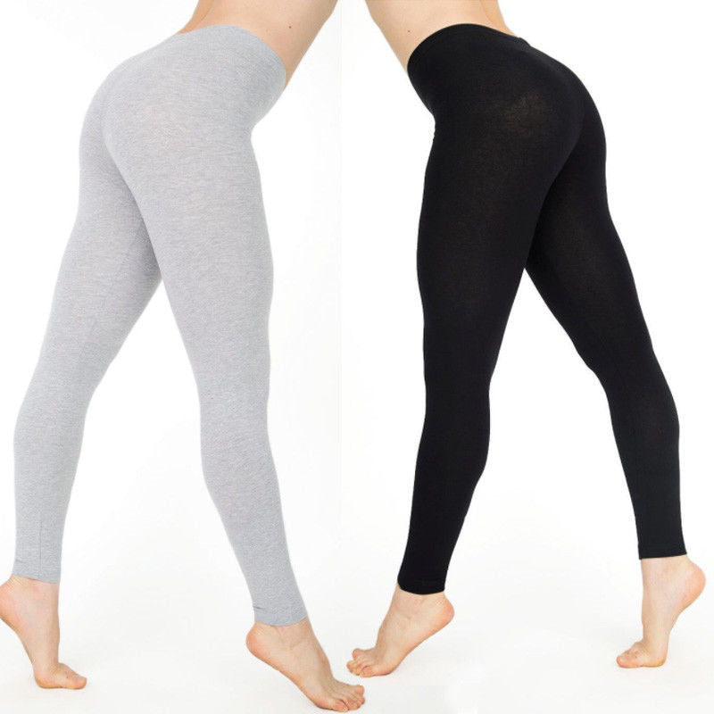 Casual Cotton Ankle-Length Leggings - Sport Finesse