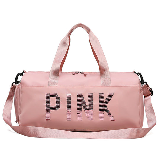 Waterproof Large-Capacity Gym Bag - Pink - Sport Finesse