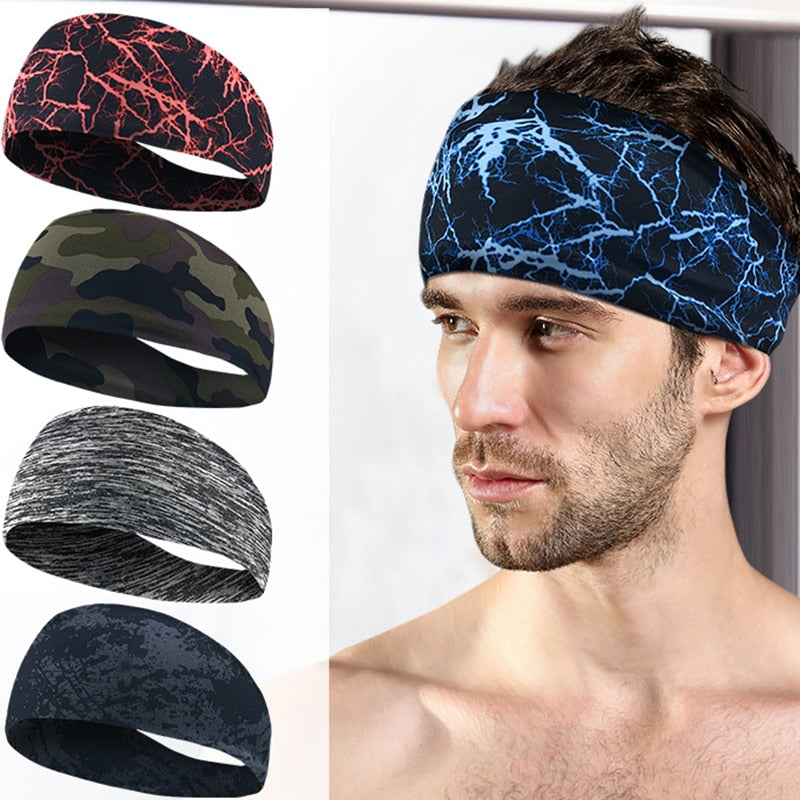 Unisex Absorbent Sport Sweat Headband