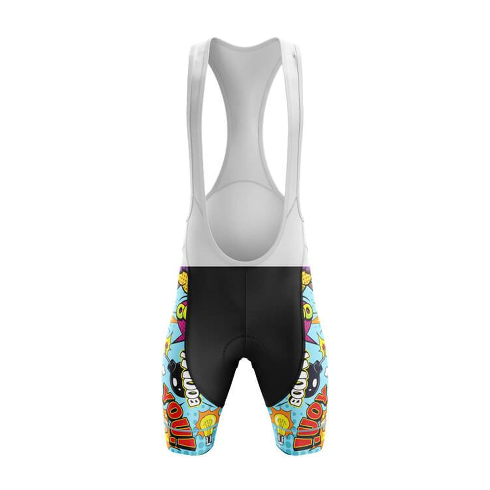 Comic Print Summer Cycling Suit - Sport Finesse