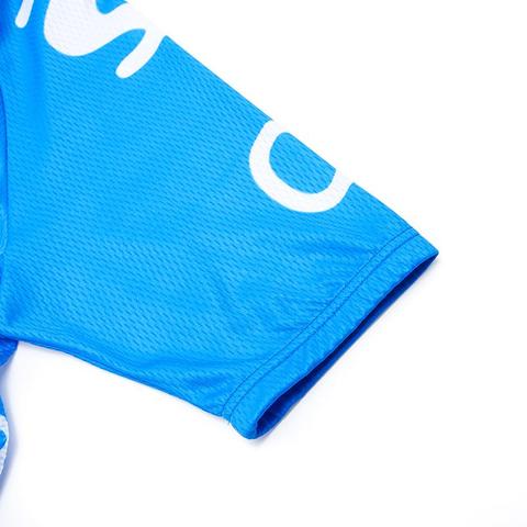 Blue Summer Cycling Clothing Jersey & Bib Shorts Set - Sport Finesse