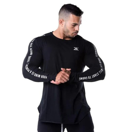 New Sport Elastic Bodybuilding T-Shirt - Invictus Black / M - Sport Finesse