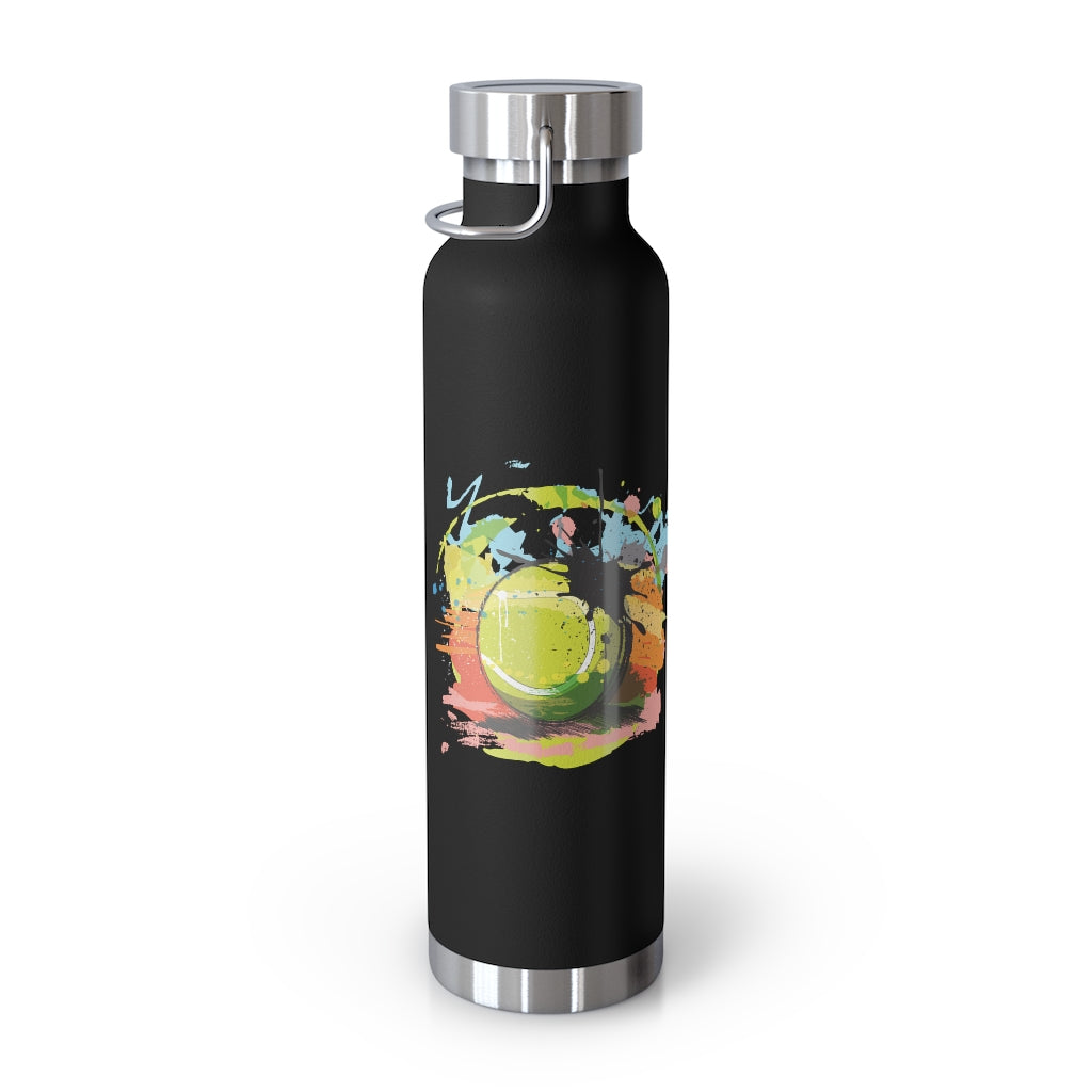 Tennis Ball Vacuum Insulated Bottle - 22oz - Black / 22oz - Sport Finesse