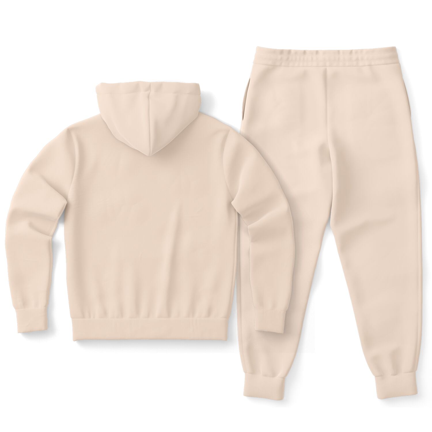 Pale Orange Women's Hoodie and Jogger Set - Sport Finesse