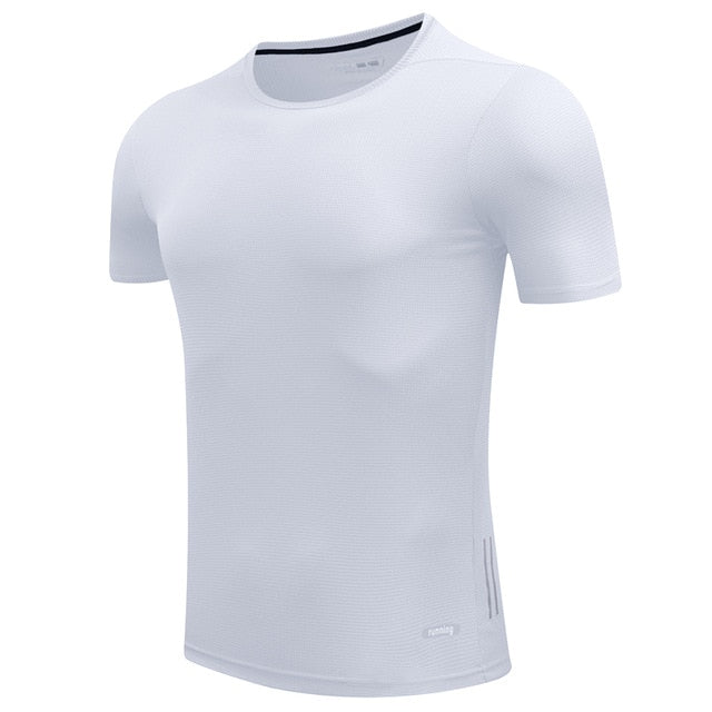 Men's Solid T-Shirts - White / XS - Sport Finesse