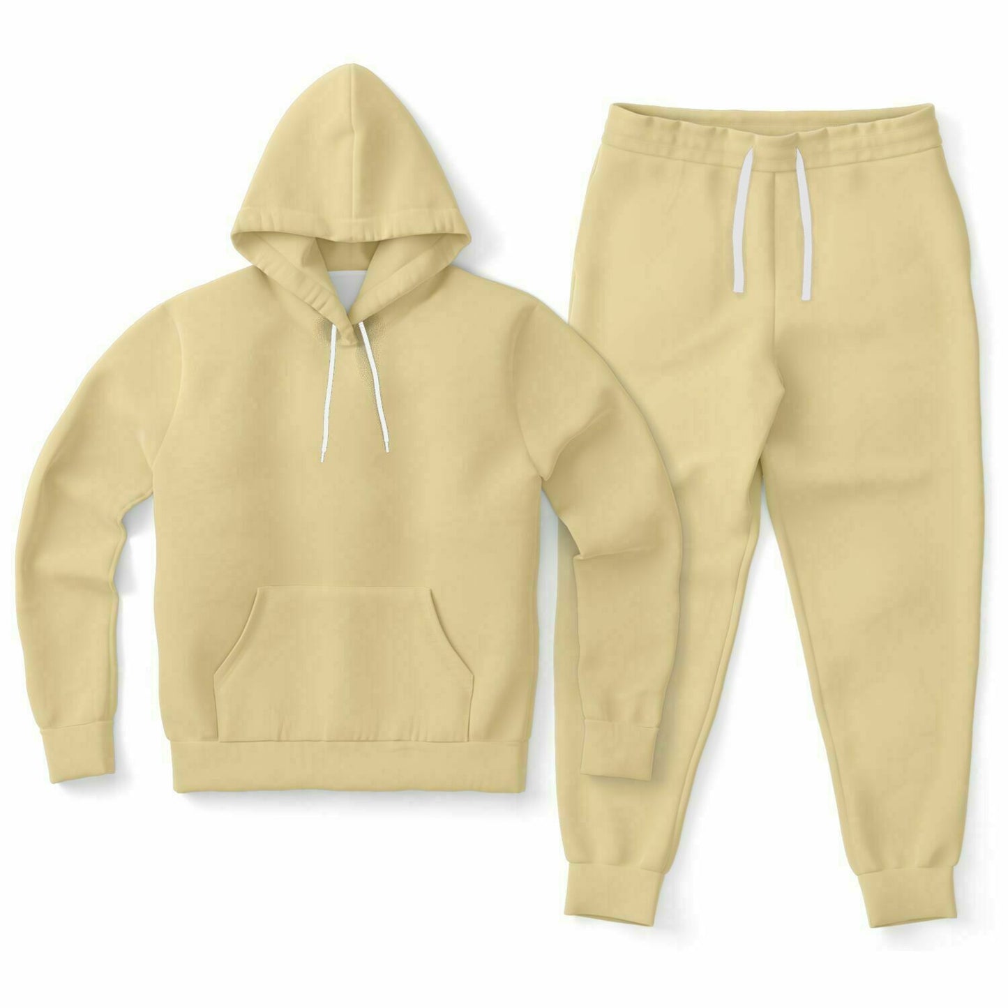 Vintage Yellow Men's Hoodie and Jogger Set - XS / XS - Sport Finesse