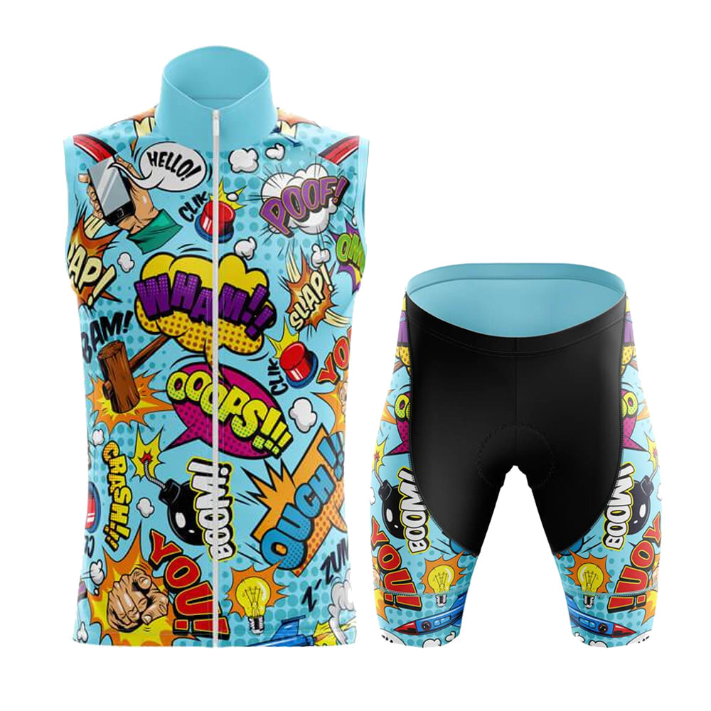 Comic Print Summer Cycling Shorts - Sport Finesse