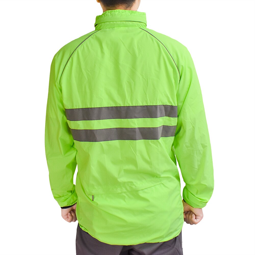 WOSAWE Thin Hooded Reflective Rain Repellent Jacket - Sport Finesse