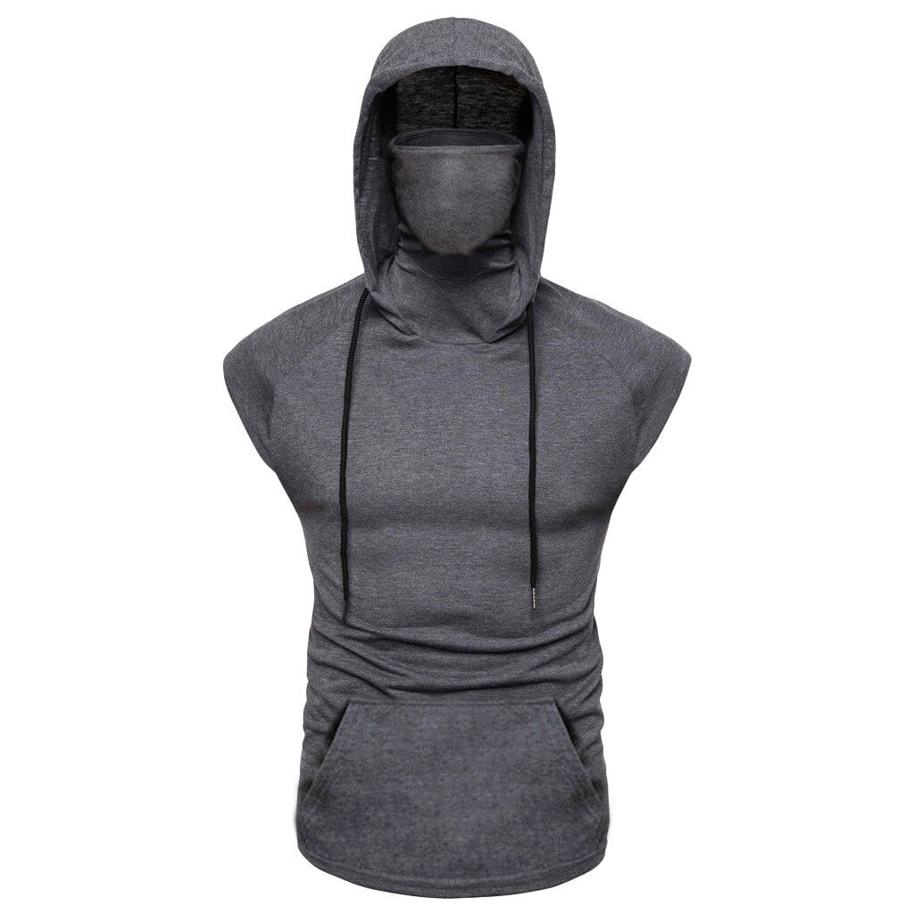 Hooded Large Open-Forked Sports Vest - Sport Finesse