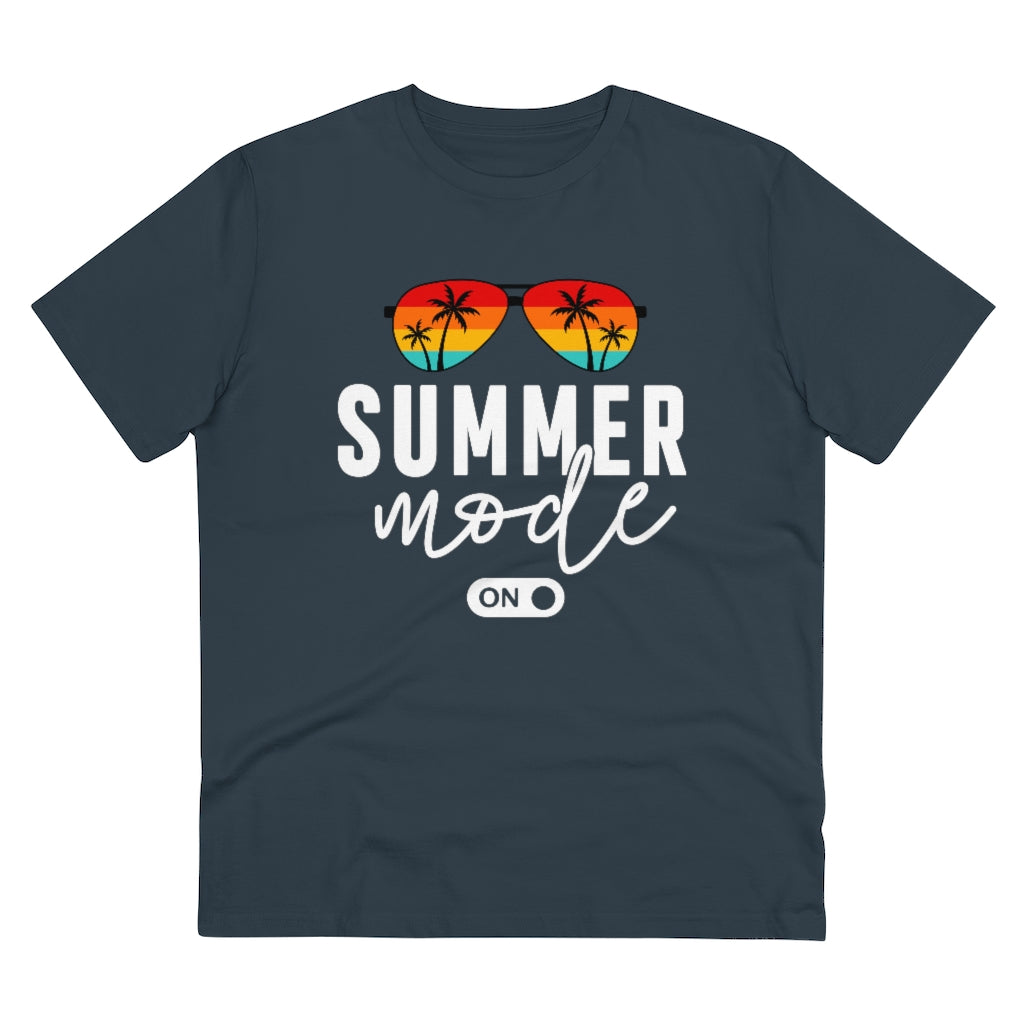 Summer Mode Unisex Organic Creator T-shirt - India Ink Grey / XS - Sport Finesse