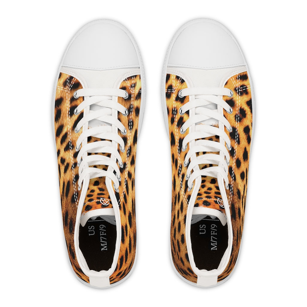 Cheetah Print Women's High Top Sneakers - US 5.5 - Sport Finesse