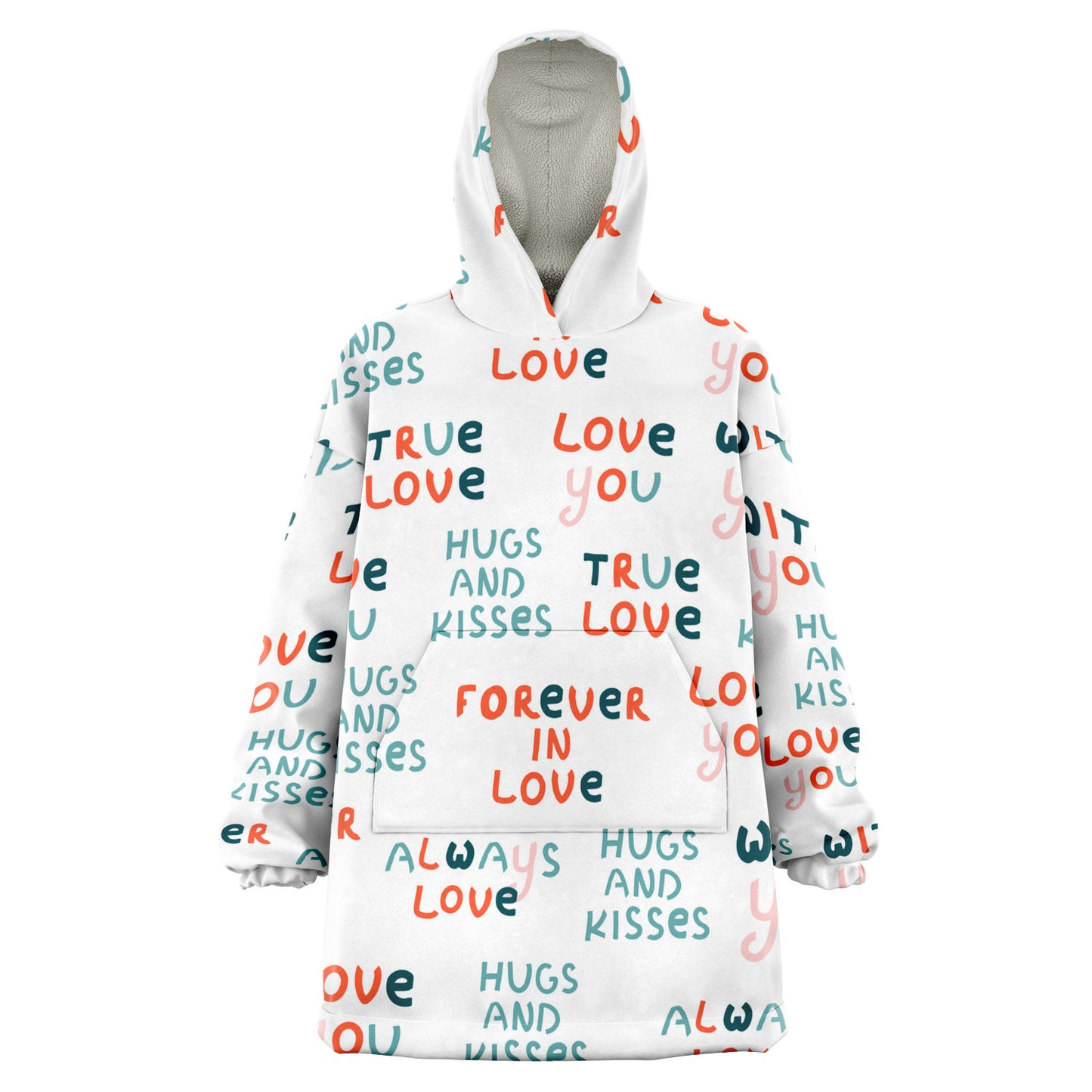 Hugs and Kisses Snug Hoodie - One size - Sport Finesse