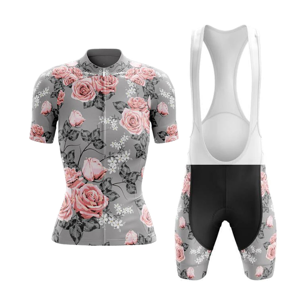 Exotic Rose Summer Women's Cycling Suit - Short Sleeve Bib Set / XS - Sport Finesse