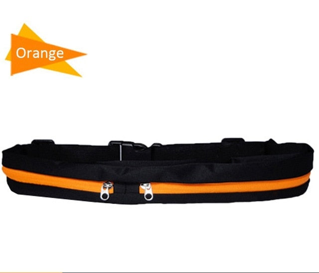 Waist Bum Bag Running - Orange - Sport Finesse